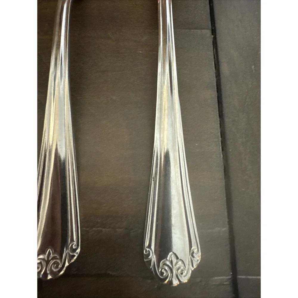 Hampton Silversmiths Katrinka 8 Soup Spoons Stainless Replacement Flatware